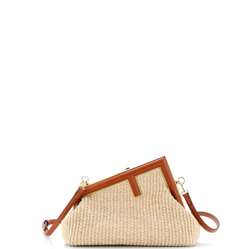 Fendi First Bag Raffia Small #236975F23B